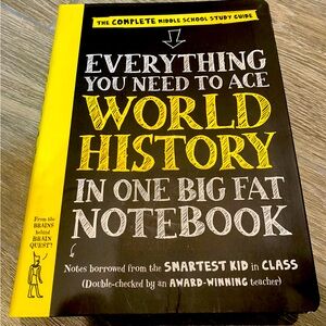 Everything you need to ace world history in one big fat notebook